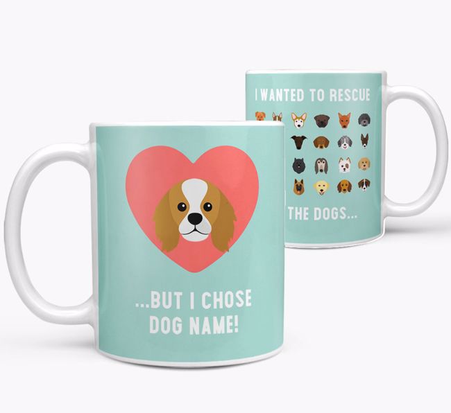 'Rescue All The Dogs' - Personalized {breedFullName} Mug